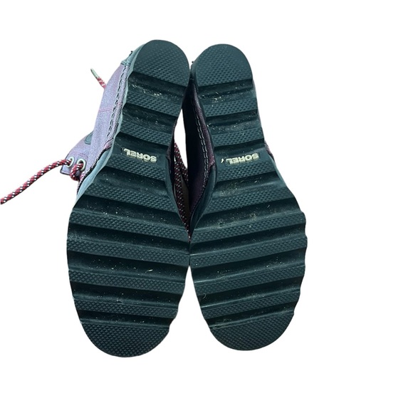 SOREL PDX Wedge Lace-Up Canvas Leather Waterproof Booties Boots 8 - Picture 9 of 12